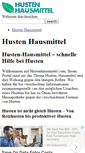 Mobile Screenshot of hustenhausmittel.com